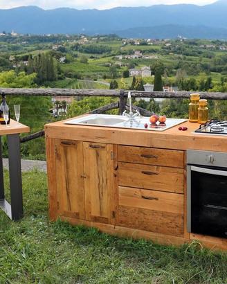 Cucina INDUSTRIAL su misura e personalizzabile