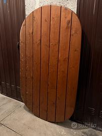 Tavolo da esterno in legno massello