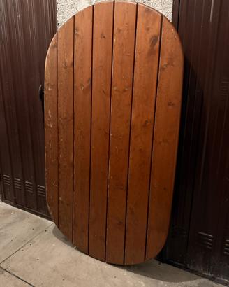 Tavolo da esterno in legno massello