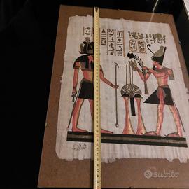 2 papiri egiziani originali vintage
