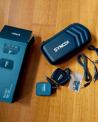 SYNCO Wireless Lavalier Microfono G1