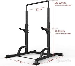 RACK SQUAT MULTIFUNZIONE REGOLABILE