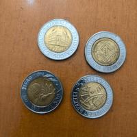 Moneta 500lire commemorazione Banca d'Italia