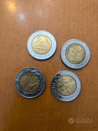 Moneta 500lire commemorazione Banca d'Italia