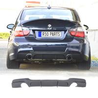 DIFFUSORE BMW E90 E91 LOOK M PERFORMANCE NERO LUCI