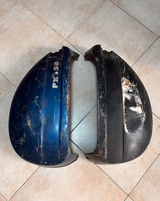 coppia scocche bauletti cofani vespa px