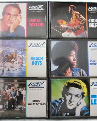 Lotto Audio Cassette Originali Storia del Rock