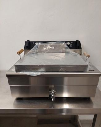 Friggitrice elettrica 20 lt vasca unica inox