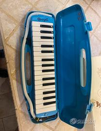 Melodica Angel 32 Tasti - Con Borsa Imbottita E Tracolla, Colore Blu, Per Principianti E Musica - Foto 11