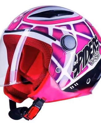 CASCO ONE JET JUNIOR SPIDER rosa