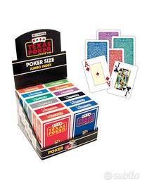 CARTE DA GIOCO MODIANO TEXAS HOLD'EM 100% PVC