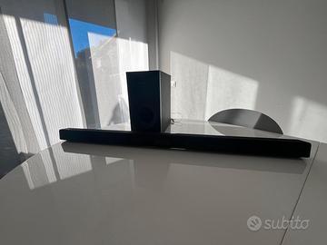 Soundbar e subwoofer Samsung 