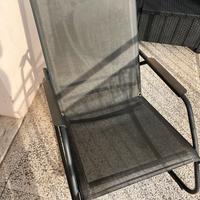 Sedie a dondolo da esterno metallo e plastica