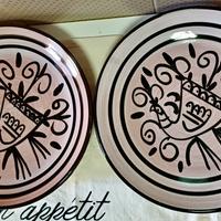 Set 4 Piatti in Cotto – Artigianato Sardo Farci