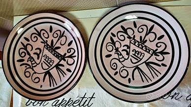 Set 4 Piatti in Cotto – Artigianato Sardo Farci