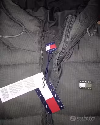 Tommy Jeans Hooded Midi Puffer Piumino Donna tgM