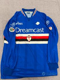 Maglia Sampdoria 1999/2000 Home Manica Lunga