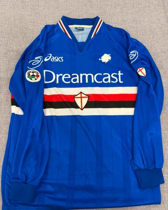 Maglia Sampdoria 1999/2000 Home Manica Lunga