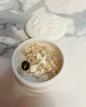 collana/rosario con medaglia San Gennaro+ Scatolin