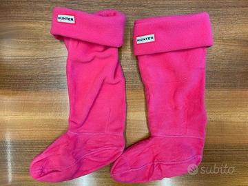 Calze taglia M pile rosa fucsia stivali HUNTER