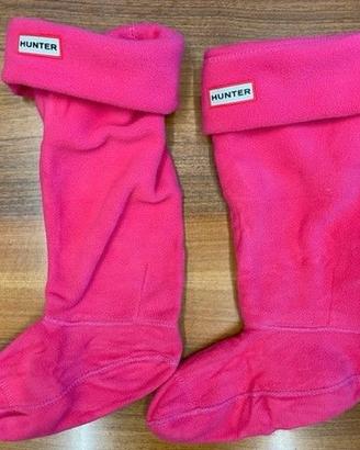 Calze taglia M pile rosa fucsia stivali HUNTER