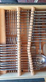 servizio da 12 di posate argento 90