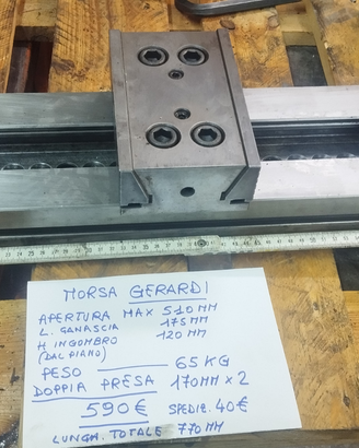 Morsa fresatrice trapano tornio