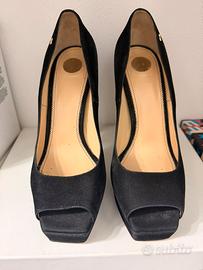 Decollete Elisabetta Franchi nere tacco alto