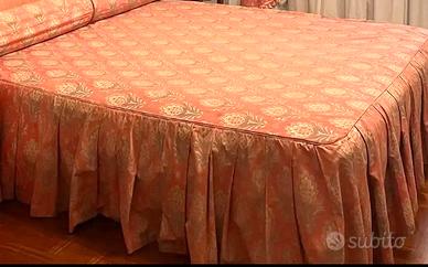Tenda  in seta mohair con copriletto coordinato