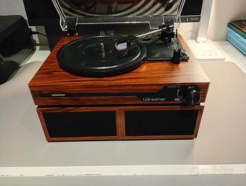 Giradischi Udreamer con 2 Altoparlanti Stereo Dopp
