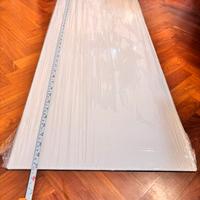 Piano in vetro bianco opaco 120x40 Besta/IKEA