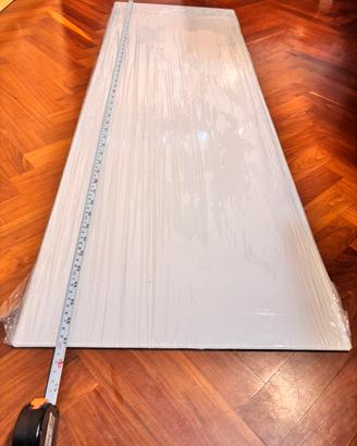 Piano in vetro bianco opaco 120x40 Besta/IKEA