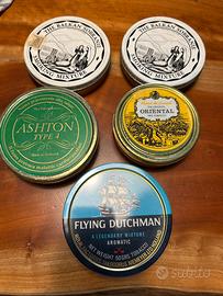 Latte di tabacco da colleziome vuote