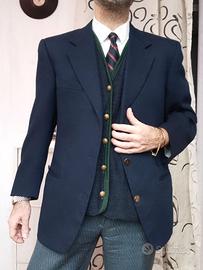 Giacca Blu Vintage Corneliani lana Blu - 48