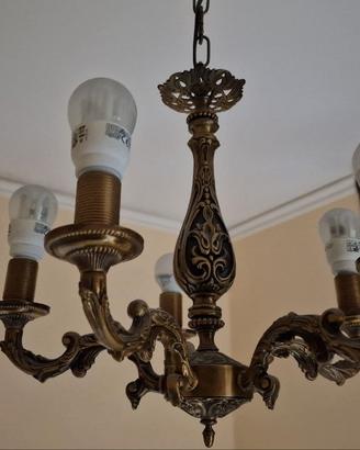 lampadario classico lampadario vintage 6 luci 