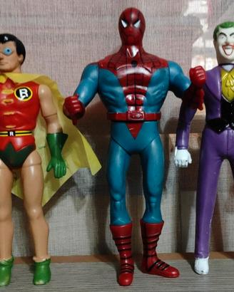 Action Figure Batman Spiderman vintage lotto