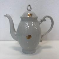 Caffettiera in ceramica TOGNANA c/decorazioni ORO