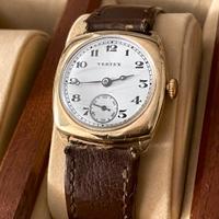 Orologio vintage Vertex Supreme Art Deco oro 9k 