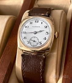 Orologio vintage Vertex Supreme Art Deco oro 9k 