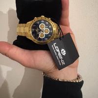 Orologio Lorenz Cronografo Uomo Oro