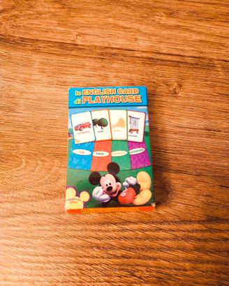 Mazzo di carte carte educative Disney 