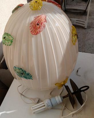 Lampadario vetro di Murano anni 70