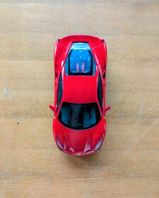 Modellino Ferrari 488 GTB Rosso 1:18