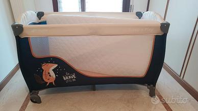 Lettino da Viaggio Hauck + Materasso + Lenzuola