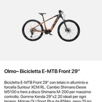 Bici E-MTB Olmo