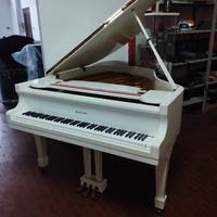 pianoforte a coda bianco
