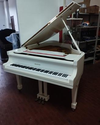 pianoforte a coda bianco