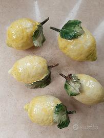 Cinque Limoni Ceramica Artigianale Mennella Ischia