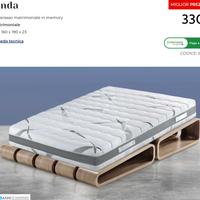 materasso memory onda