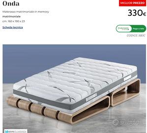 materasso memory onda